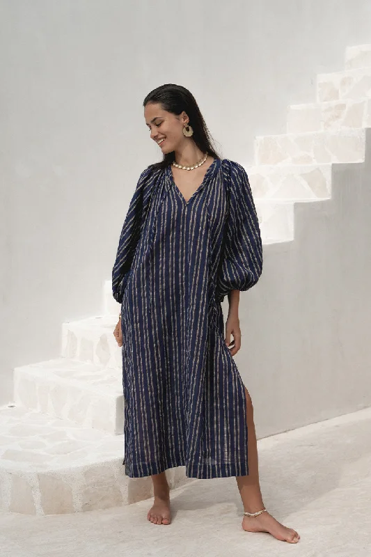 Seasonal Clearance Poet Maxi Dress ~ Sapphire