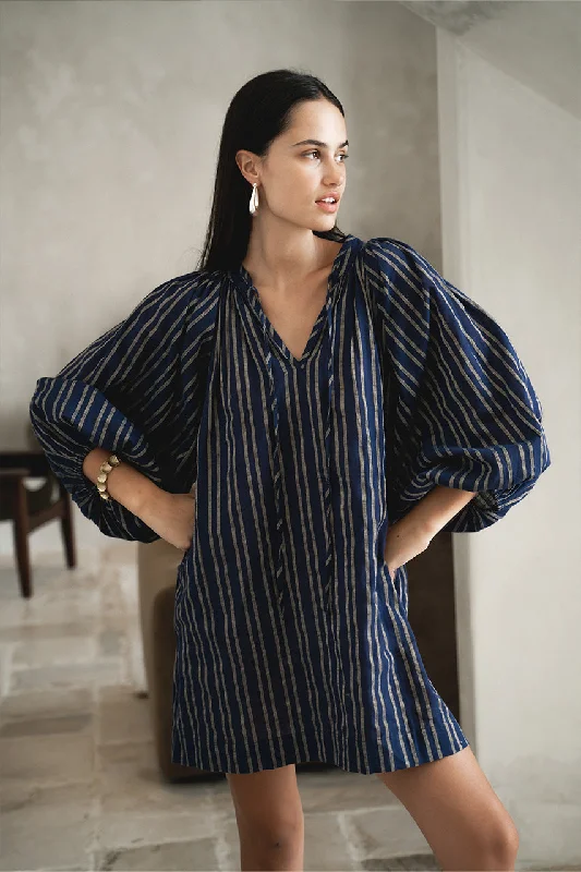 Fantastic Deals Poet Mini Dress ~ Sapphire