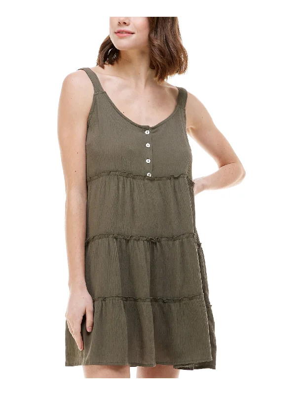Unbeatable Prices PLANET GOLD Womens Textured Sleeveless Scoop Neck Short Shift Dress Unbeatable Prices PLANET GOLD Womens Textured Sleeveless Scoop Neck Short Shift Dress