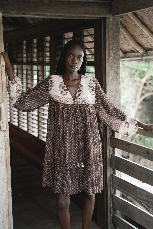 Discount Days Rooh Mini Dress ~ Cacao
