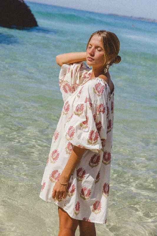 Crazy Deals Ria Mini Dress ~ Strawberry Cream