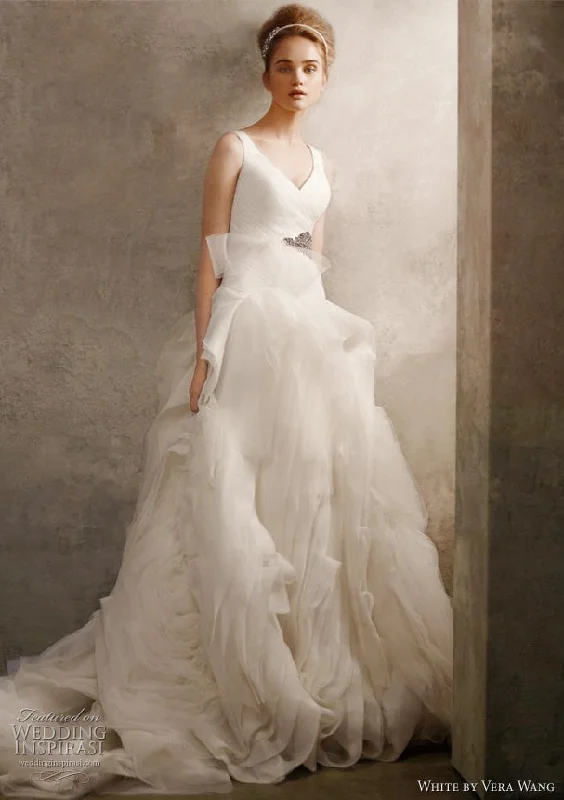 Final Markdown Vera Wang Vera Wang Organza Tulle Size 6