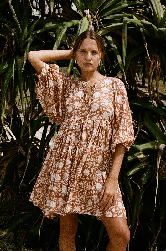 Weekend Deal Kyra Mini Dress ~ Caramel