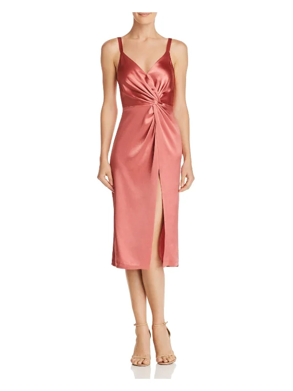 Online Specials JILL STUART Womens Burgundy Sleeveless V Neck Midi Party Tulip Dress Online Specials JILL STUART Womens Burgundy Sleeveless V Neck Midi Party Tulip Dress