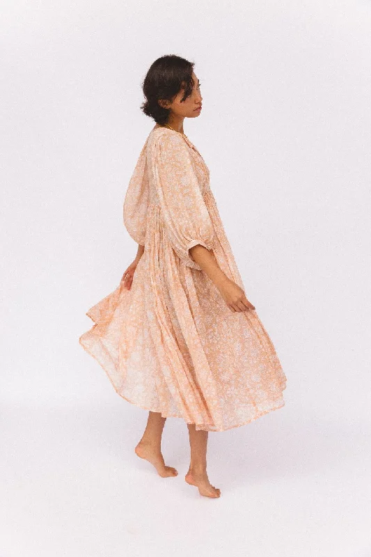 Bargain Prices Kyra Midi Dress ~ Apricot Blush