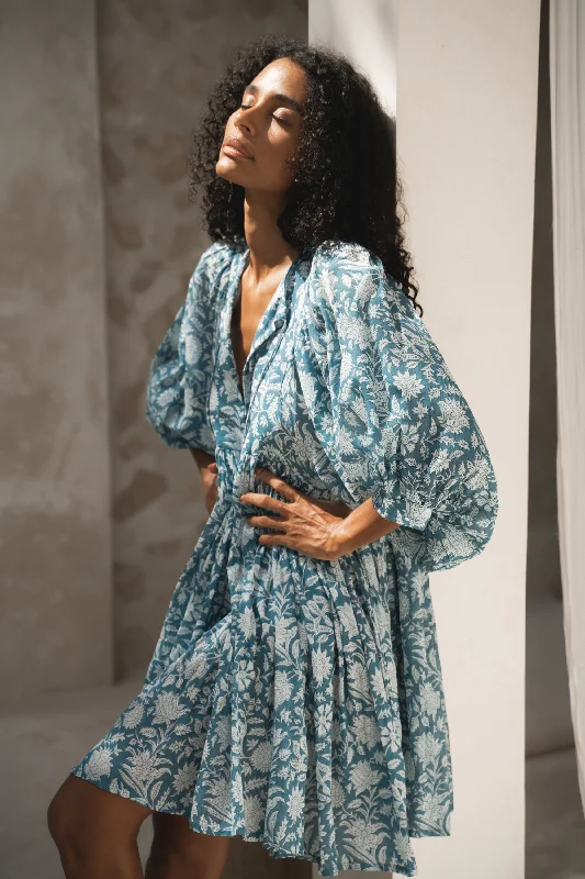 Weekend Flash Sale Kyra Mini Dress ~ Ocean Blue