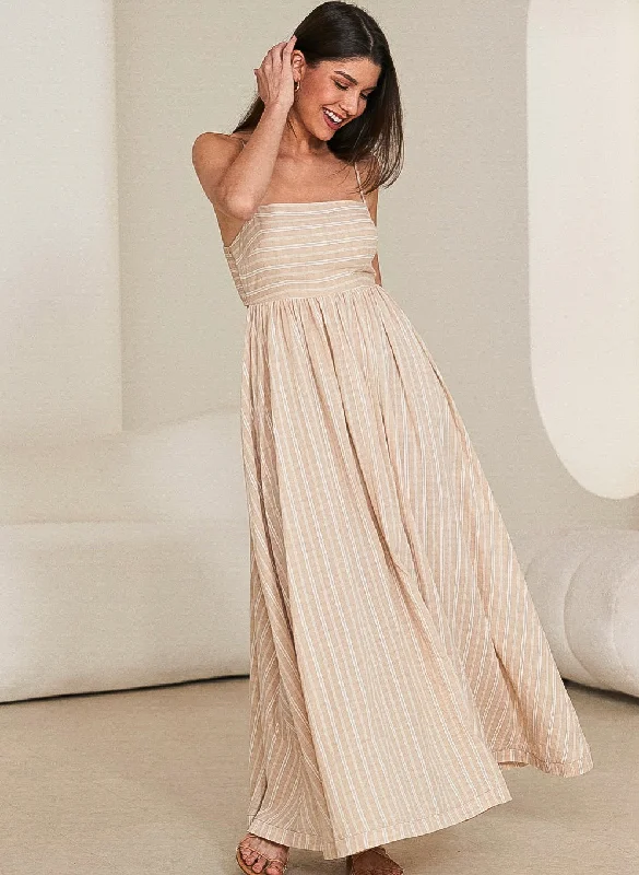Midnight Sale Carbon Natural Print Maxi Dress