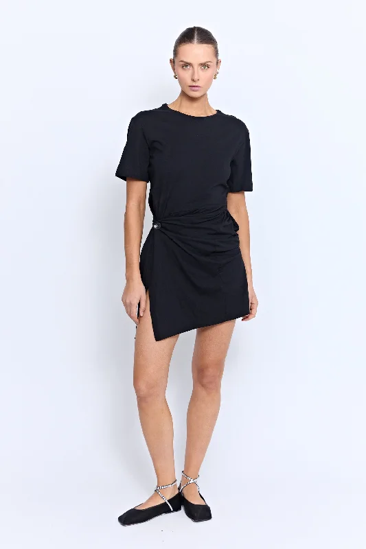 Crazy Savings ESSO TWIST DRESS | BLACK