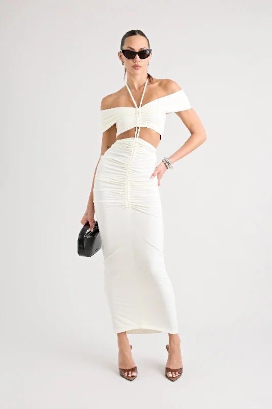 Crazy Savings ANGELLO DRESS | POWDER