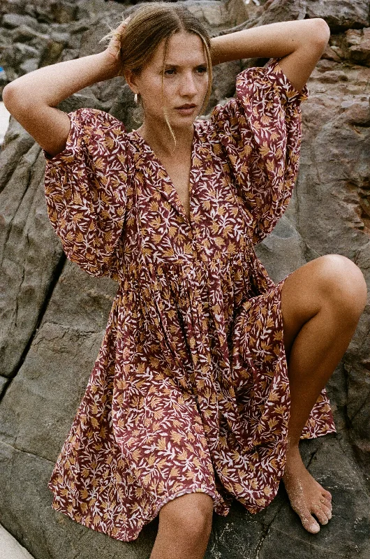 Limited Availability Kyra Mini Dress ~ Sumac