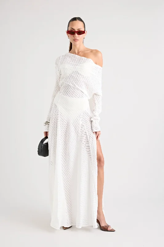 Great Deals TERRAZZA SHEER GOWN | POWDER