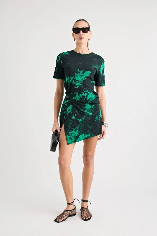 Savings Galore Enzo Twist Dress | Ink