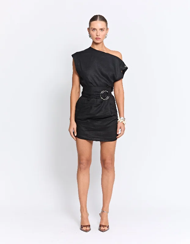 Epic Deals THE VITO MINI DRESS | BLACK
