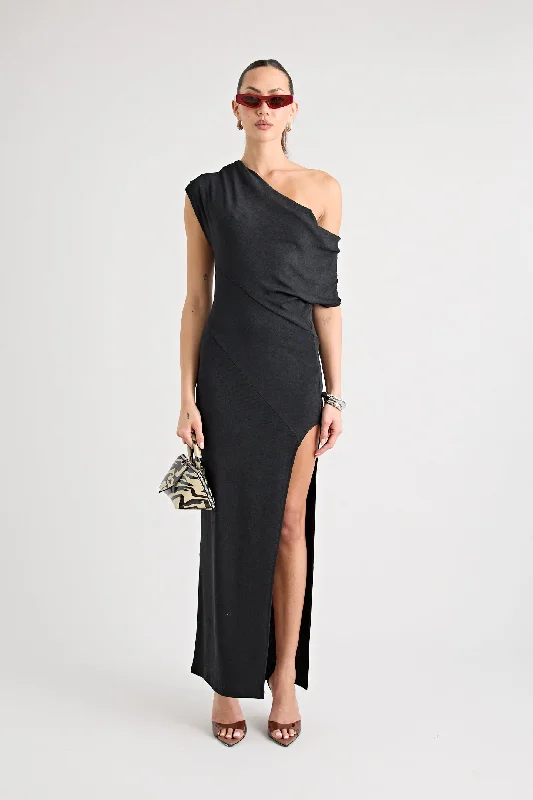 Bonus Savings MARCELLUS DRESS | BLACK