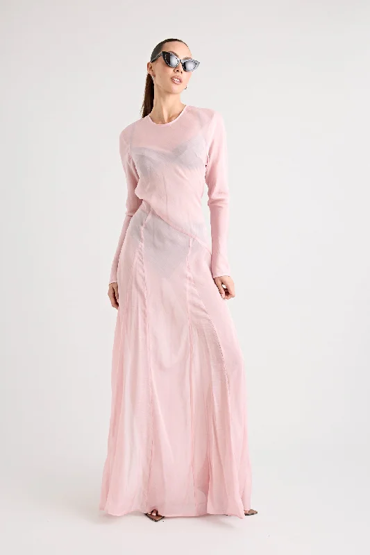 Instant Discount TERRAZZA SHEER GOWN | PINK