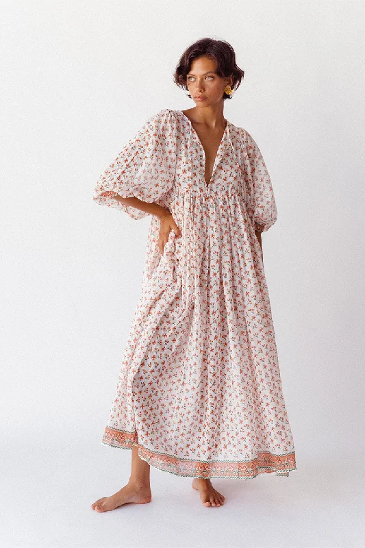 Time-Limited Offer Kyra Maxi Dress ~ Coral