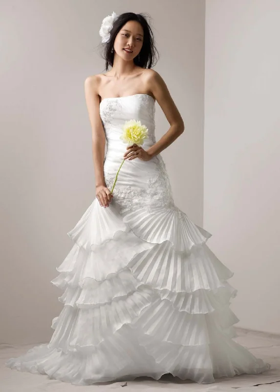 Value Deals David's Bridal Galina Signature Organza Gown SWG473