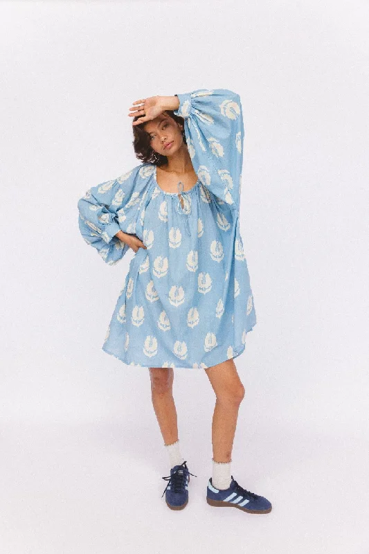 Savings Galore Ria Mini Dress ~ Sky