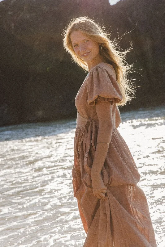 Can't Miss Uma Maxi Dress ~ Clay