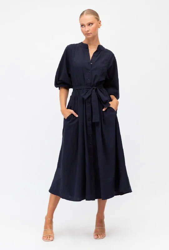 Customer Appreciation Sale Millan Navy Maxi Dress