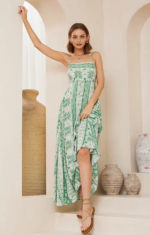 Great Deals Palm Tree 2 Maxi Dress