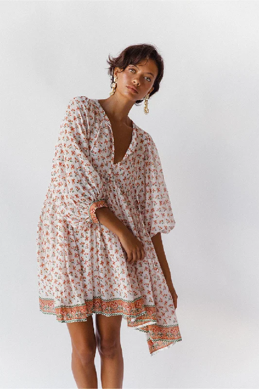 Price Slash Kyra Mini Dress ~ Coral