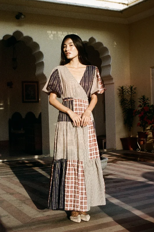Savings Bonanza Poet Patchwork Dress