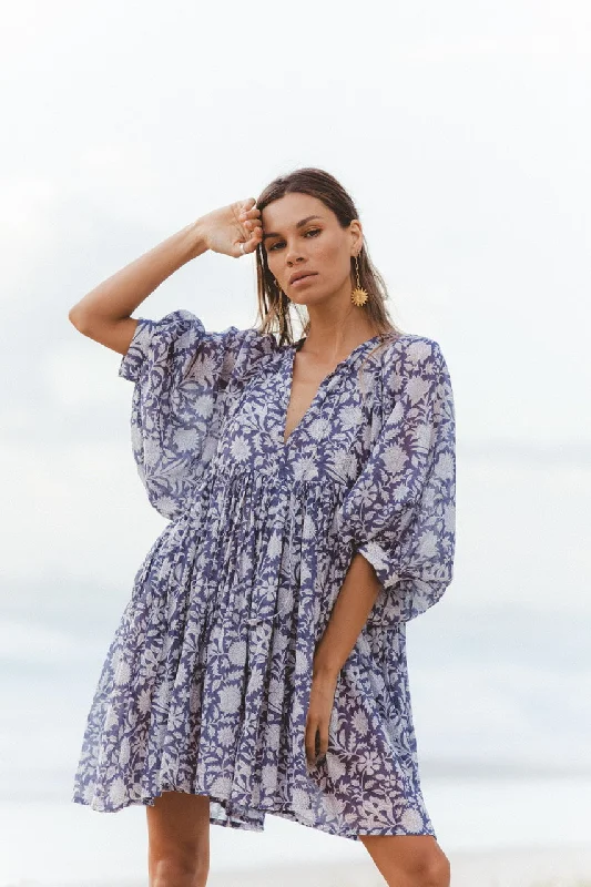 Amazing Deals Kyra Mini Dress ~ Blue Iris