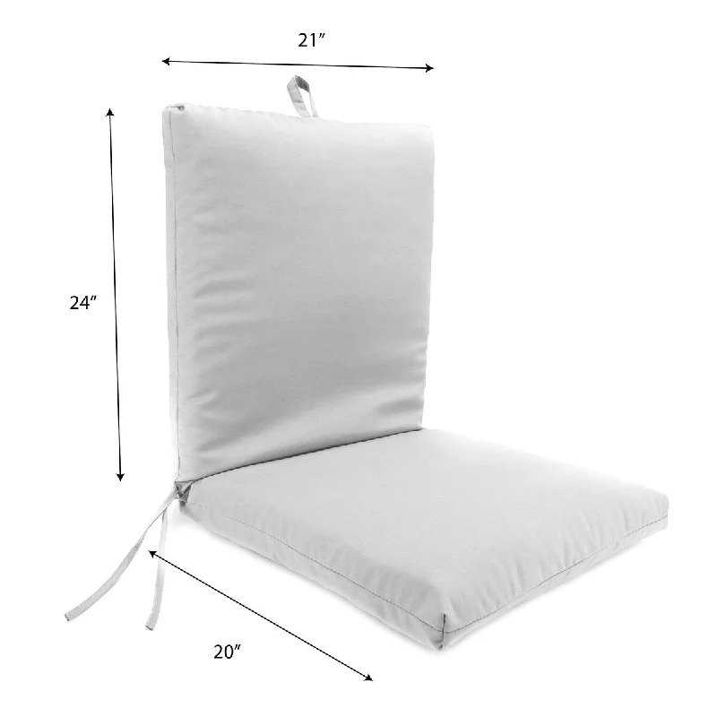 Bonus Savings 21" x 44" Outdoor Chair Cushion with Ties and Loop - 44'' L x 21'' W x 3.5'' H Bonus Savings 21" x 44" Outdoor Chair Cushion with Ties and Loop - 44'' L x 21'' W x 3.5'' H
