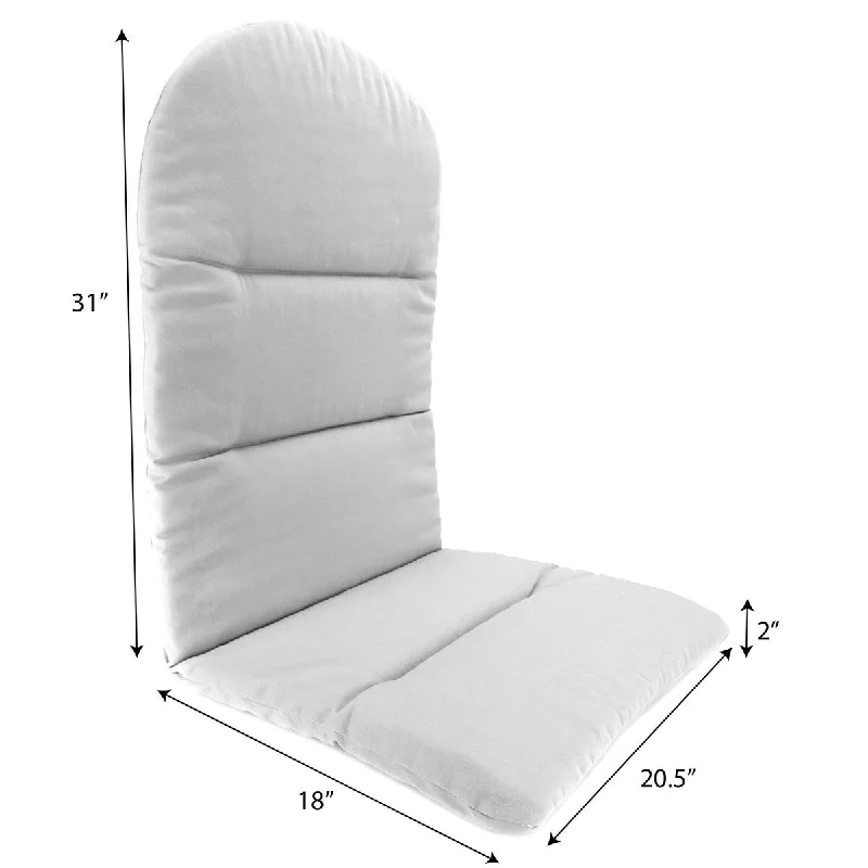 Markdowns 21" x 49" Outdoor Adirondack Chair Cushion with Back Strap - 49'' L x 20.5'' W x 2.5'' H Markdowns 21" x 49" Outdoor Adirondack Chair Cushion with Back Strap - 49'' L x 20.5'' W x 2.5'' H