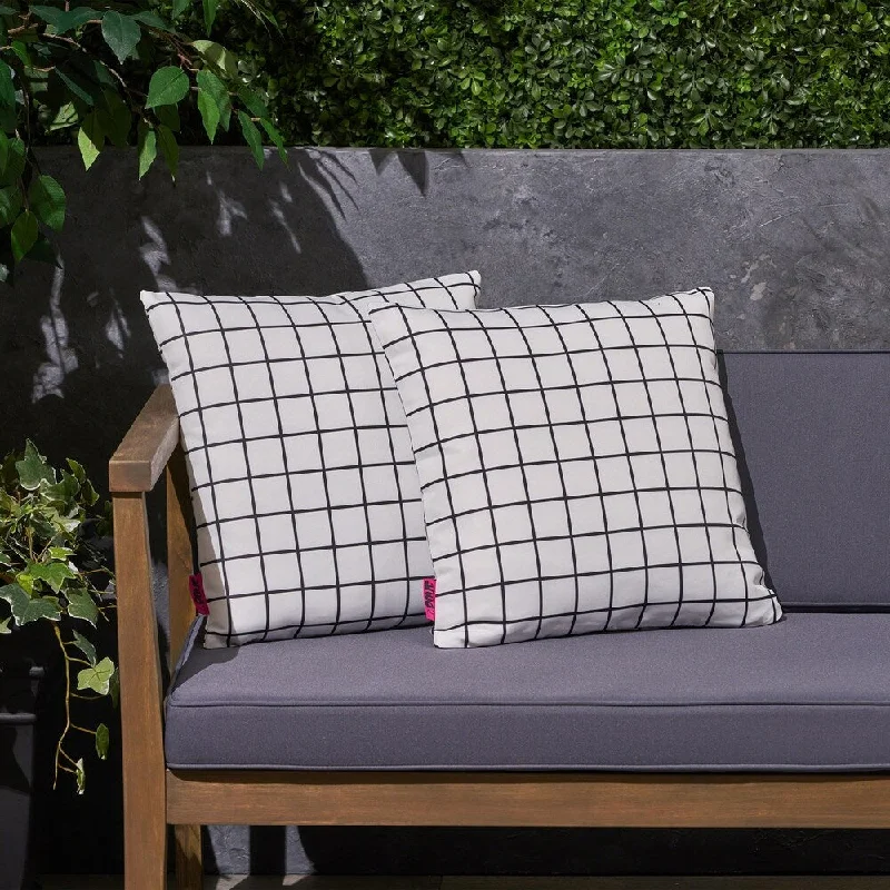 Extra Savings Chadna Outdoor 17.75" Square Cushion (Set of 2)by Christopher Knight Home Extra Savings Chadna Outdoor 17.75" Square Cushion (Set of 2)by Christopher Knight Home