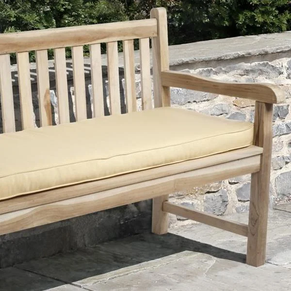 Buy More, Save More Clara Indoor/ Outdoor Yellow Bench Cushion made with Sunbrella Buy More, Save More Clara Indoor/ Outdoor Yellow Bench Cushion made with Sunbrella