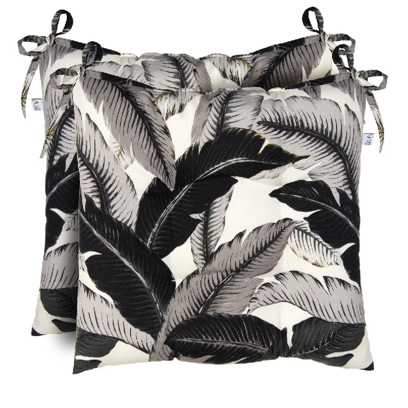 Mega Sale Coastal Nights Tufted Seat Cushion With Ties 2 Pack