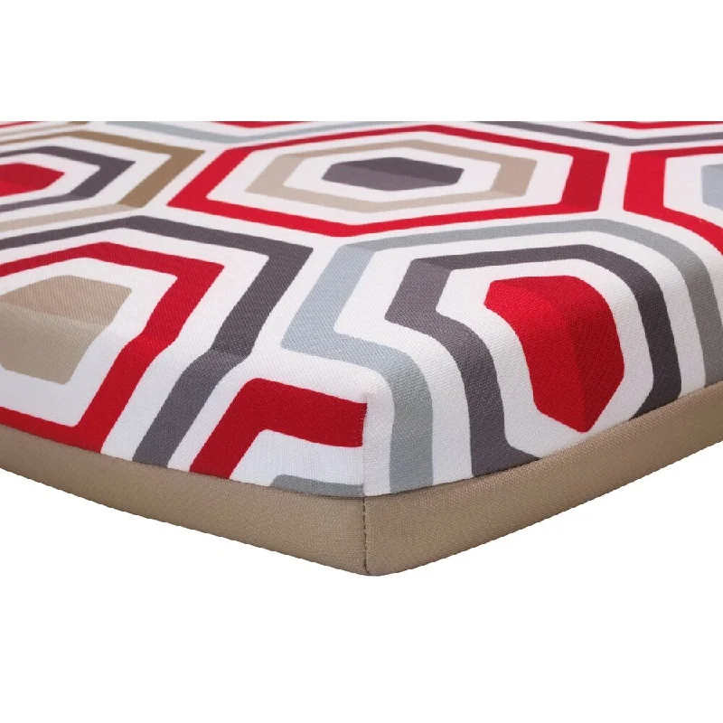 Midnight Sale Cool geo patio bench seat cushions