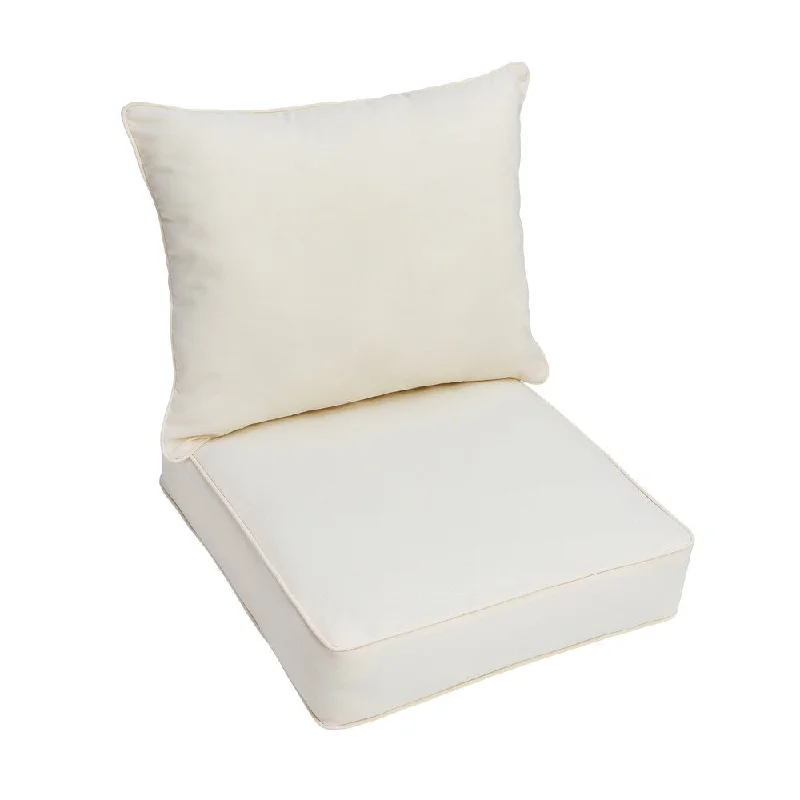 Early Access Dawson Ivory Indoor/ Outdoor Dri-Fast? Cushion and Pillow Set