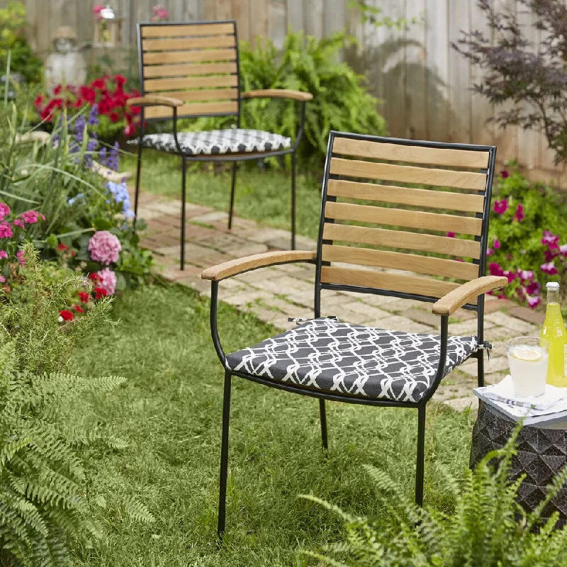 YEAR-End Clearance Kokomo Teak Dining Chair Cushion Set
