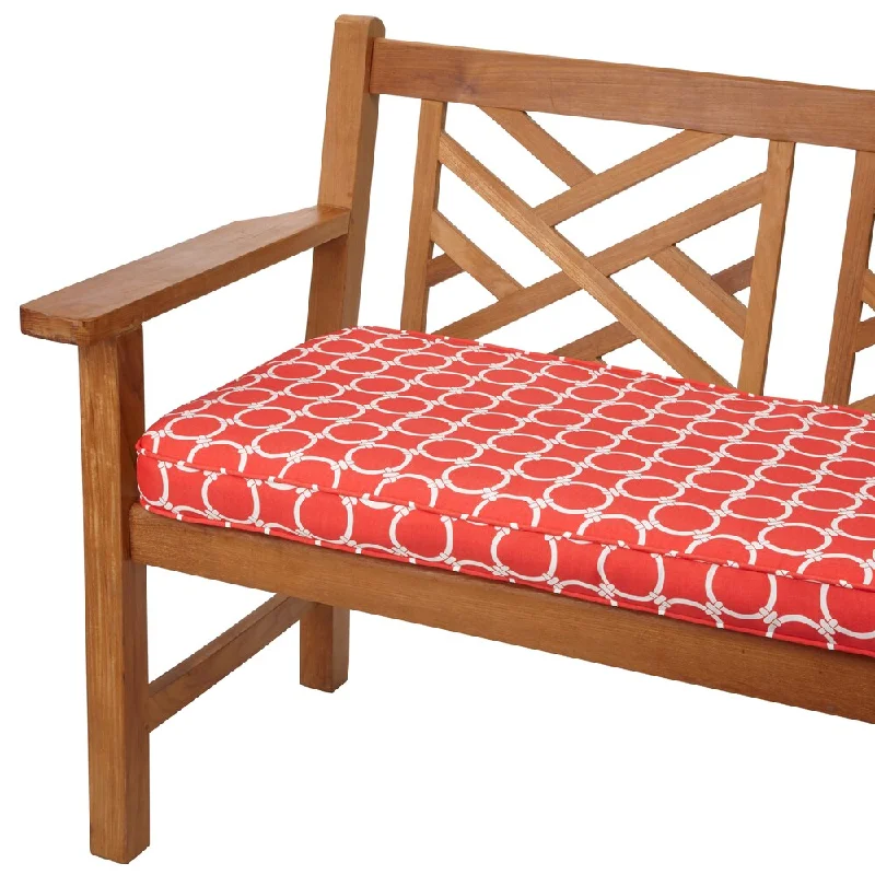 Price Rollback Link Coral 60-inch Indoor/ Outdoor Corded Bench Cushion