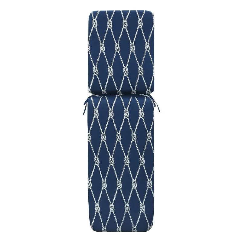 Deal Dash Nautical patio lounger chair cushions