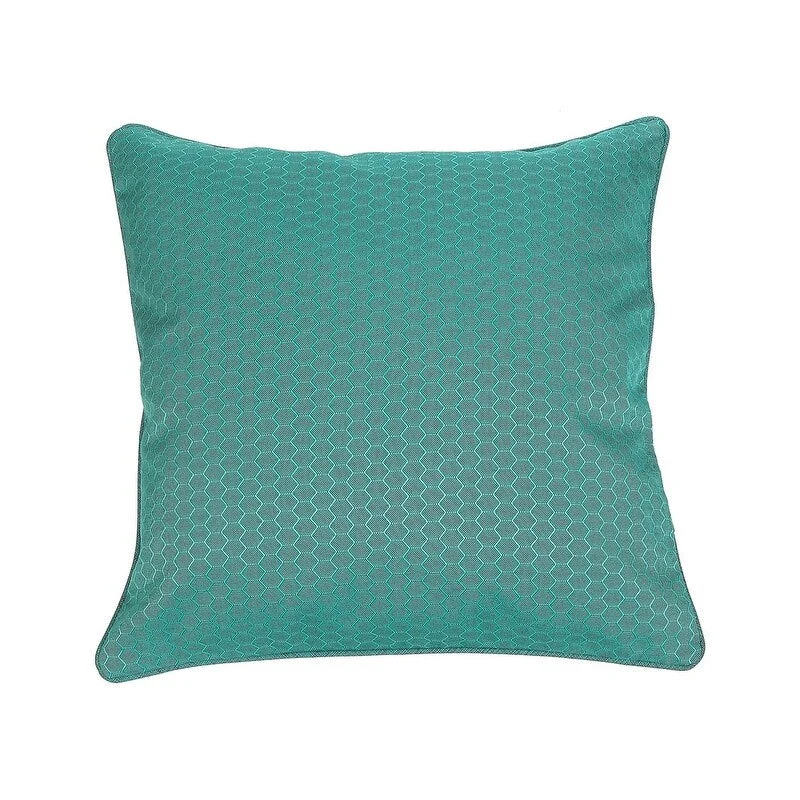 Today Only Outdoor Waterproof Cushion (pentagon Teal) - Set Of 2