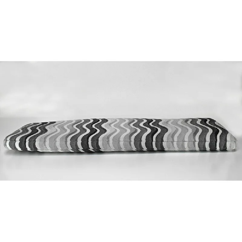 Buy More, Save More Pew Bench Cushion in Sunbrella Waterfall Slate