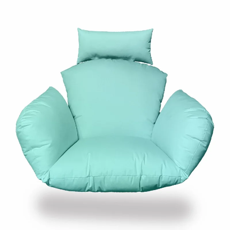 Season Finale Sale Primo Aqua Indoor Outdoor Replacement Cushion for Egg Chair - 36" x 40" x 7" Season Finale Sale Primo Aqua Indoor Outdoor Replacement Cushion for Egg Chair - 36" x 40" x 7"