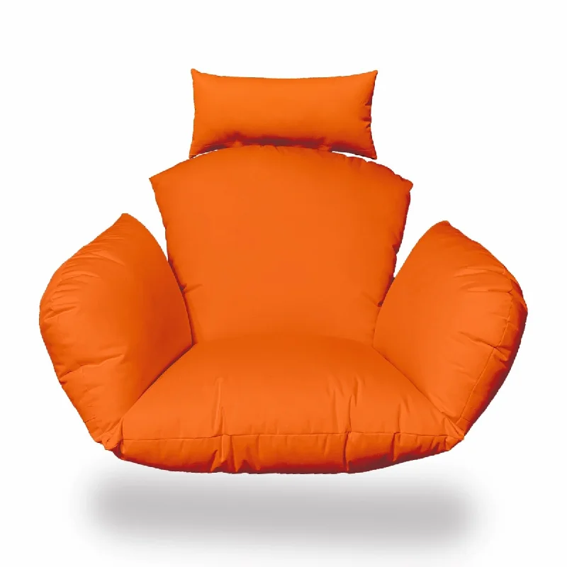 Daily Deals Primo Orange Indoor Outdoor Replacement Cushion for Egg Chair - 36" x 40" x 7"