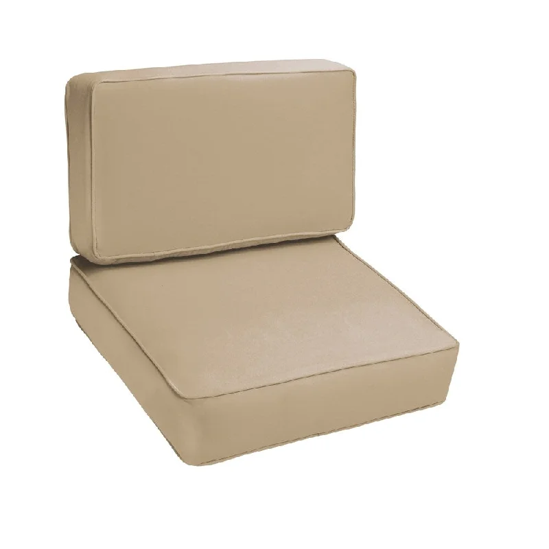 Super Deal Sloane Beige 2-piece Indoor/Outdoor Cushion Set