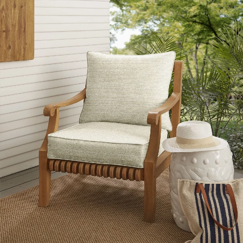 Buy Now Sorra Home Outdura Chic Ecru Indoor/Outdoor Deep Seating Pillow and Cushion Set Buy Now Sorra Home Outdura Chic Ecru Indoor/Outdoor Deep Seating Pillow and Cushion Set