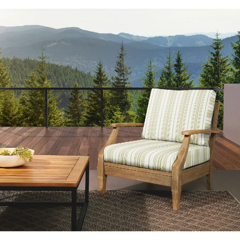 Online Only Sorra Home Outdura Outdoor Round Front Deep Seating Cushion Set