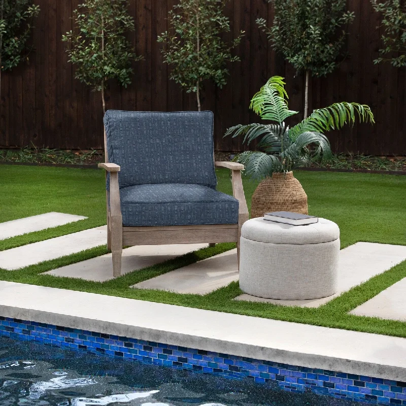 Daily Specials Sorra Home Sunbrella Textured Indigo Indoor/Outdoor Corded Deep Seating Cushion Chair Set (Cushion Only) Daily Specials Sorra Home Sunbrella Textured Indigo Indoor/Outdoor Corded Deep Seating Cushion Chair Set (Cushion Only)