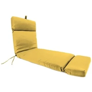 Daily Deals Sunbrella 72" x 22" Yellow Solid Outdoor Chaise Lounge Cushion with Ties and Loop - 72'' L x 22'' W x 3.5'' H Daily Deals Sunbrella 72" x 22" Yellow Solid Outdoor Chaise Lounge Cushion with Ties and Loop - 72'' L x 22'' W x 3.5'' H