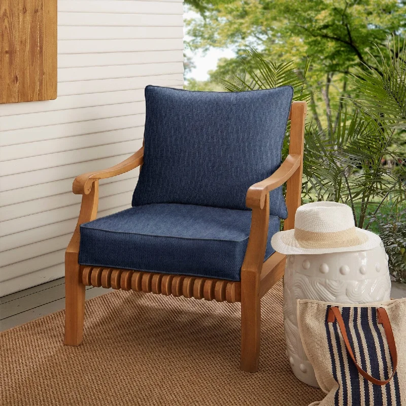 Bonus Savings Sunbrella Indoor/Outdoor Corded Deep Seating Pillow and Cushion Set
