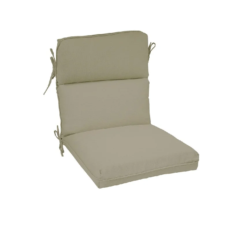 Price Rollback Suntastic O'Sun Otto Taupe Indoor/ Outdoor High Back Chair Cushion
