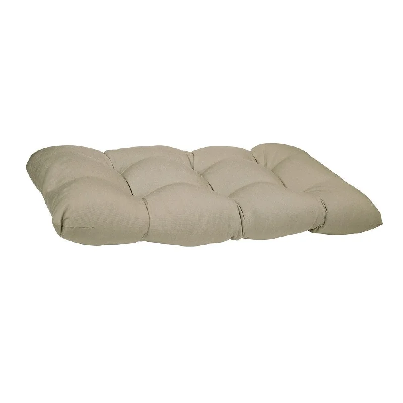Midnight Madness Suntastic O'Sun Otto Taupe Indoor/ Outdoor Settee Cushion